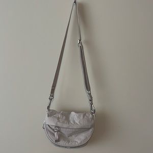 Lululemon light gray crossbody bag.